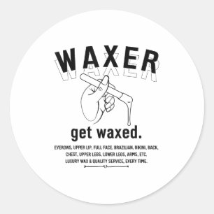 Adesivo Estheticista brasileira Waxing - Mulher-chefe de c