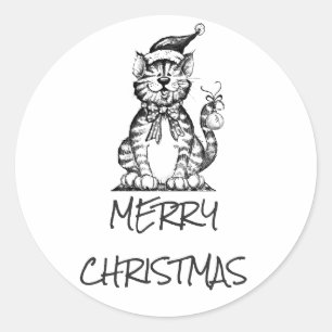 ADESIVO ESTICADOR PARA DIZER ** MERRY NATAL** COM KITTEN