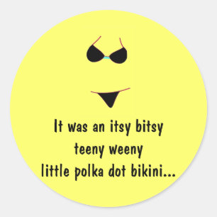 Adesivo ESTICADORES - Bolinhas amarela Bikini