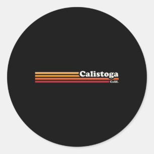 Adesivo Estilo 1980S Calistoga Califórnia