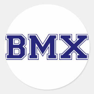 Adesivo Estilo da universidade de BMX