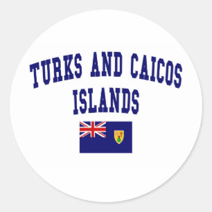 Adesivo Estilo das Ilhas Turcas e Caicos