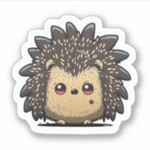 Estilo de animação bonitinho Vinheta Hedgehog