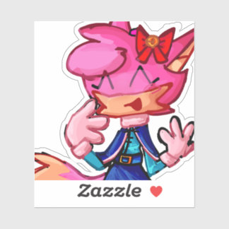 Adesivo Estilo de Anthro Bonito Vinheta de Laptop Rosa