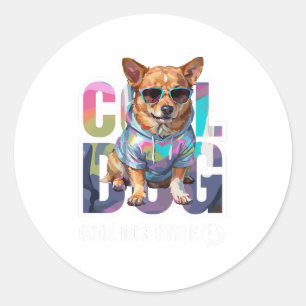 Adesivo Estilo de Cão legal