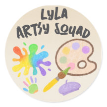 Estilo de Crayon Editável - Tinta e Paleta de Arts