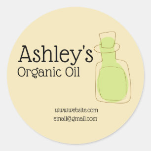Adesivo Estilo de Design de óleo orgânico personalizado