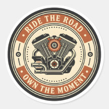 Estilo de Emblema de Motor de Motocicleta Retrô