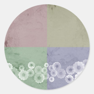Adesivo Estilo de Feng Shui com flores