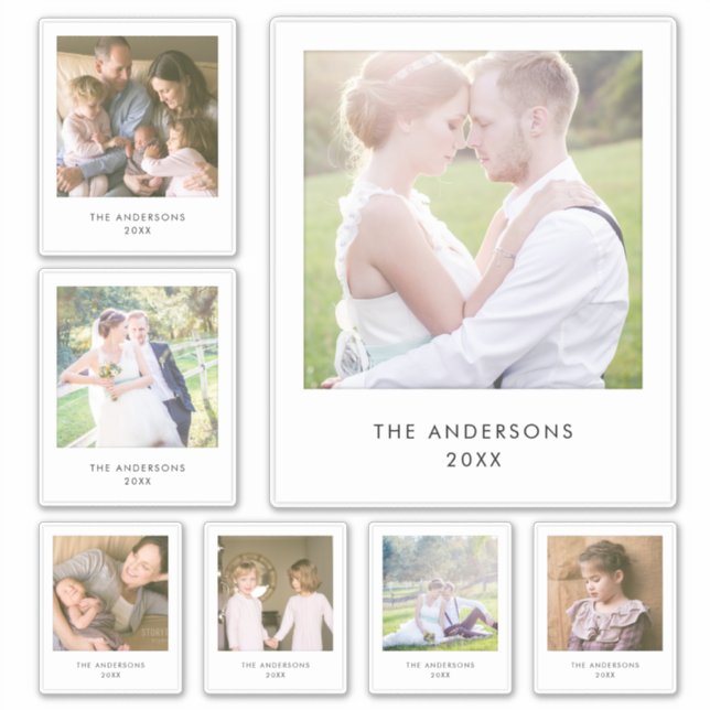 Adesivo Estilo de Fotografia Instantâneo Multitamanhos Fot (Frente)