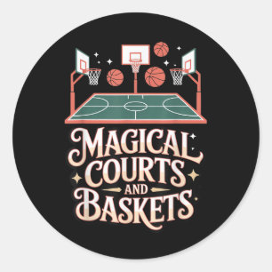 Adesivo Estilo de Jogo Magic Draft da Corte de Basquete Fa