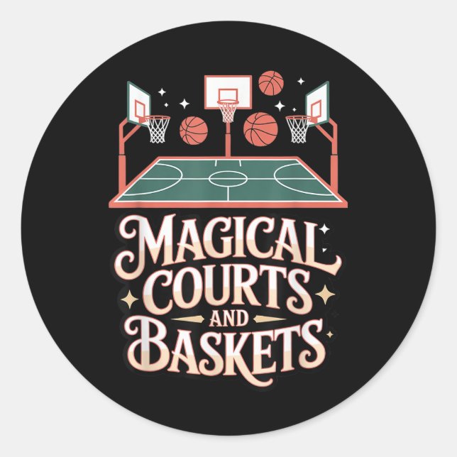 Adesivo Estilo de Jogo Magic Draft da Corte de Basquete Fa (Frente)