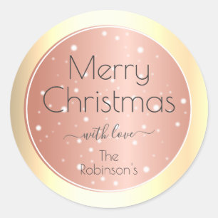 Adesivo Estilo de Natal Elegante com Efeito de Shimmer Dou