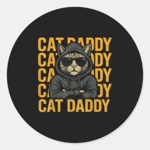 Adesivo Estilo De Pai De Gato Retroativo Presente Para Hom