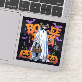 Adesivo Estilo de Pedra de Halloween