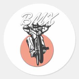 Adesivo Estilo de Retro Biker Legal BMX