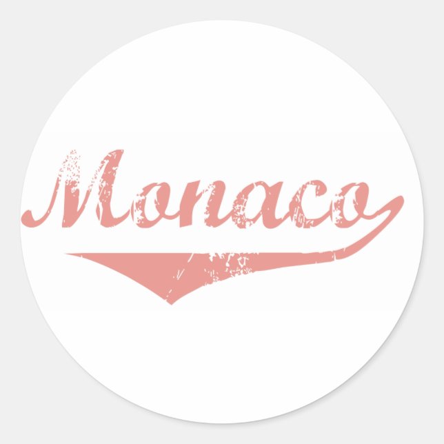 Adesivo Estilo de Revolução Mônaco (Frente)