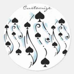 Adesivo Estilo de Tatuagem de Espadas Pretas Thunder_Cove