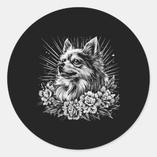 Adesivo Estilo de Tatuagem do Sobrelografo do Cachorro Ret