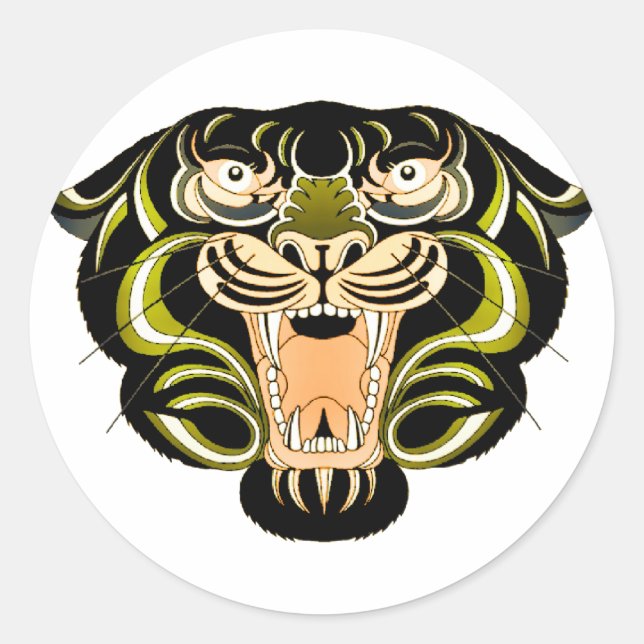 Adesivo Estilo de Tigre 1 (Frente)