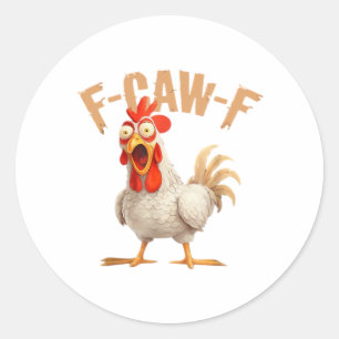 Adesivo Estilo Estético Clássico F-Caw-F