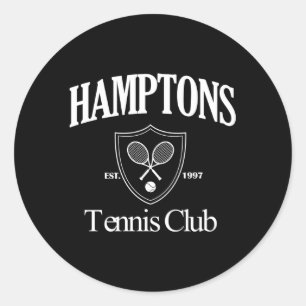 Adesivo Estilo estético de pré-disquete do Hamptons Tênis