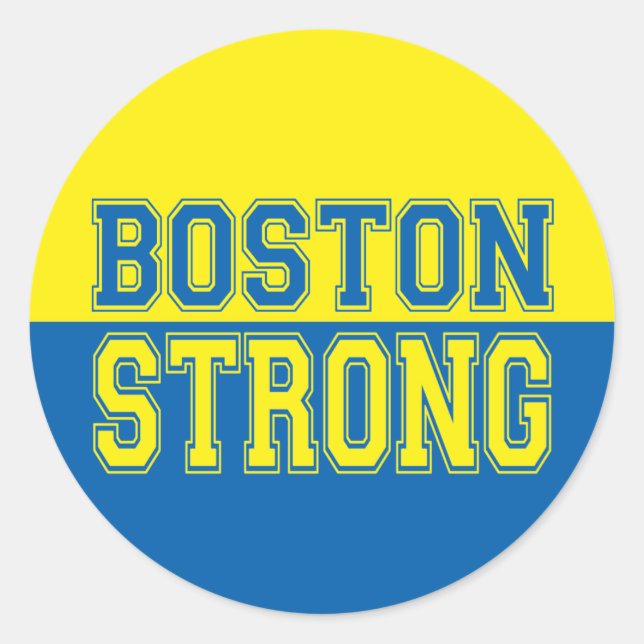 Adesivo Estilo gráfico forte de Boston (Frente)