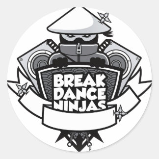 Adesivo Estilo japonês da crista de Breakdancing Ninja