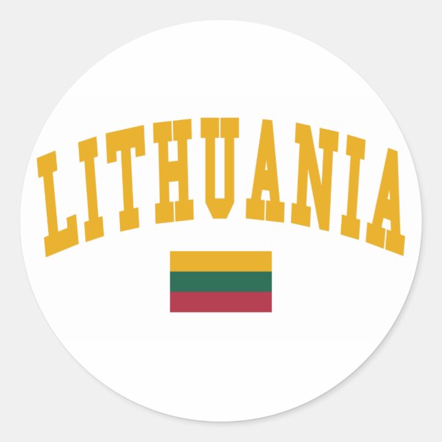 Adesivo Estilo Lituânia (Frente)