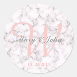 Adesivo Estilo Marble Elegante - Noiva e noiva de Casament