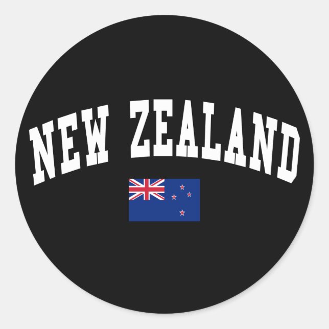 Adesivo Estilo Nova Zelândia (Frente)