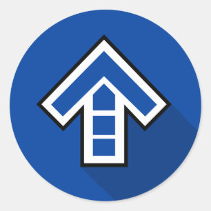 Adesivo Estilo plano de seta para dança