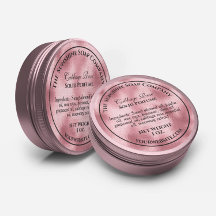 Estilo vintage sabonete cosmético de folha rosa te
