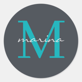 Adesivo Estilos e monogramas personalizados