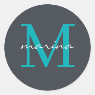 Adesivo Estilos e monogramas personalizados