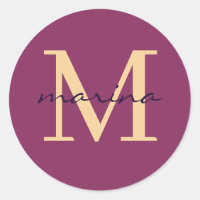 Estilos e monogramas personalizados