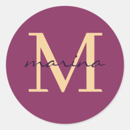 Adesivo Estilos e monogramas personalizados