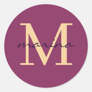 Adesivo Estilos e monogramas personalizados