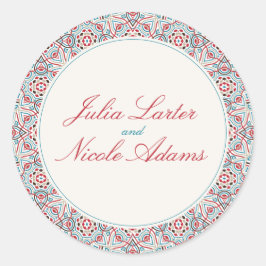 Adesivo Estilos Geométricos Estilhará Casamento Metálico d