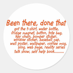 Adesivo Estive lá, fiz isso