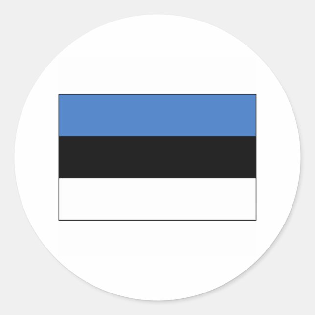 Adesivo Estônia FLAG International (Frente)