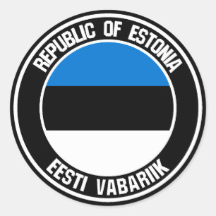 Adesivo Estônia Round Emblem