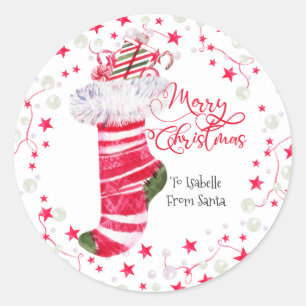 Adesivo Estoque do Feliz Natal personalizado