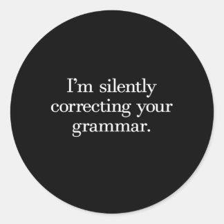 Adesivo Estou A Corrigir Silentemente A Sua Gramática