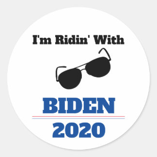 Adesivo Estou a Ridin com o Biden em 2020