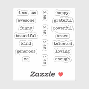 Adesivo Estou Afirmando Motivação