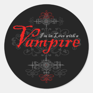 Adesivo Estou apaixonado por um vampiro