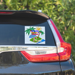 Adesivo Estou aposentado. Todo dia é sábado