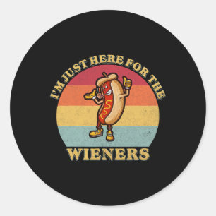 Adesivo Estou Aqui Apenas Para Os Weiners 4 De Julho Engra