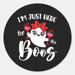 Adesivo Estou aqui para as mulheres bonitas e divertidas.